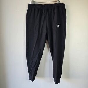 Nike Mens Sportswear Club Fleece Joggers Black Tapered Leg BV2671-010 XXL‎ NEW